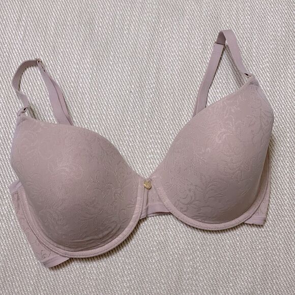 NATORI underwire bra adjustable straps neutral color women size 32D - Picture 9 of 9